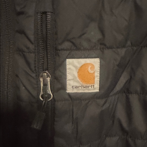 Carhartt Men’s Montana Loose Fit Sherpa Lined Insulated Puffer Vest Black XL - Picture 6 of 8